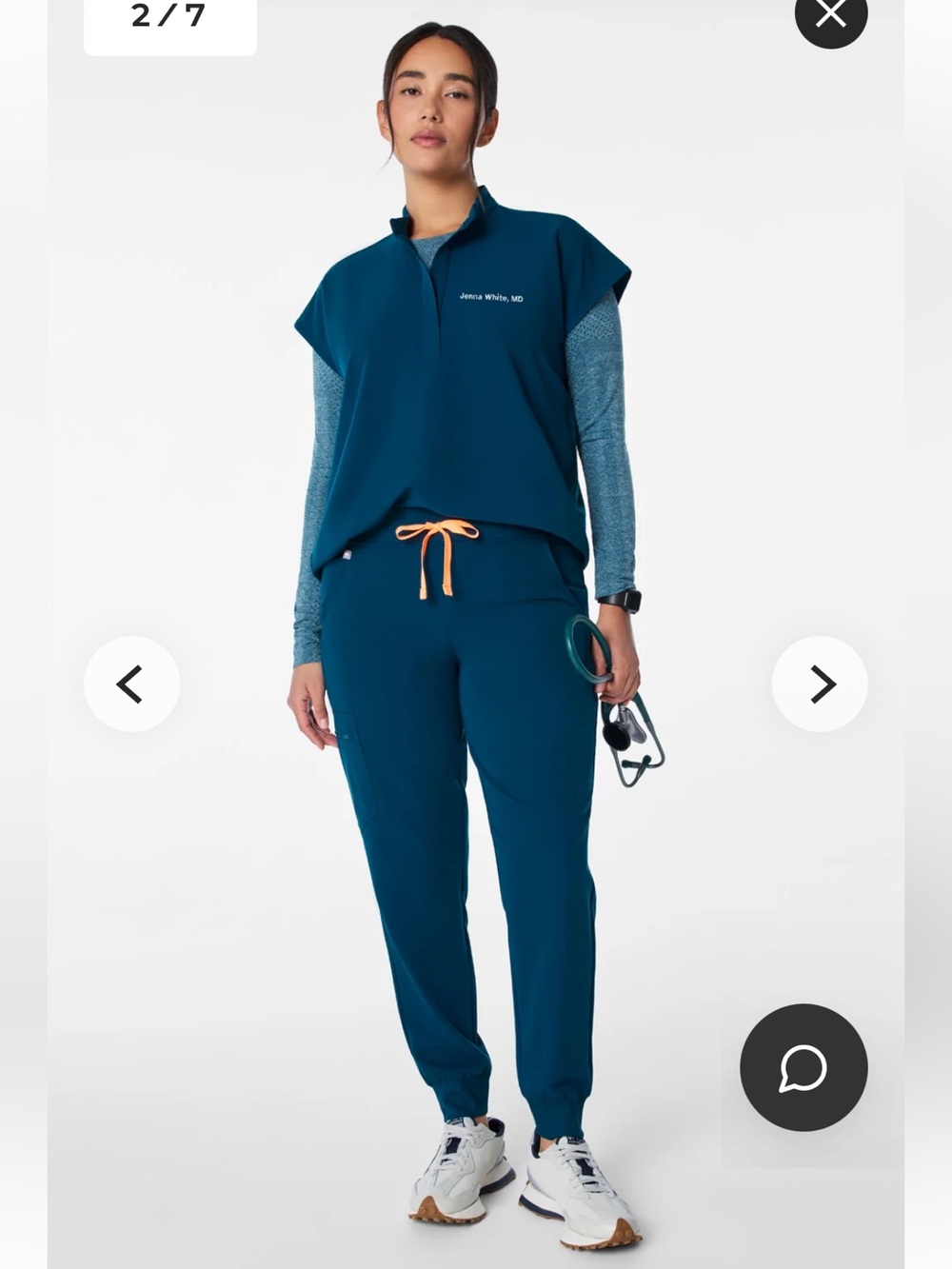 Rafaela Oversized Scrub Top